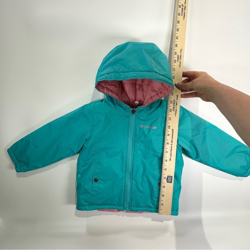 Columbia toddler winter jacket insulated reversible hooded 18–24M - Picture 12 of 13